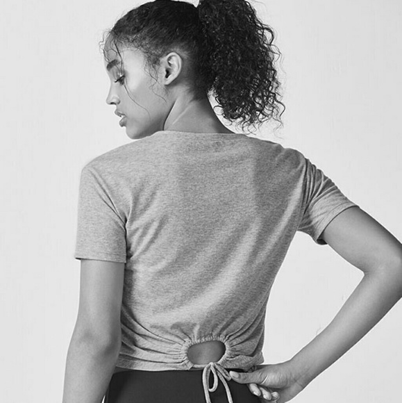 LADY'S LIGHT WEIGHT CROP TOP - Picture 8 of 8